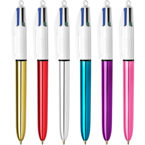 Espositore 108 penne a sfera BIC 4 Colours colori assortiti 520937